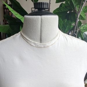 14k gold box chain 15"